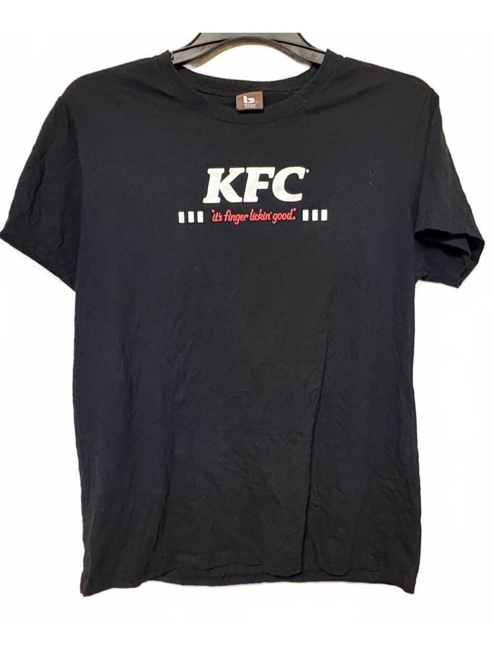 KFC Black Large Graphic T-Shirt with Finger Lickin Good Logo